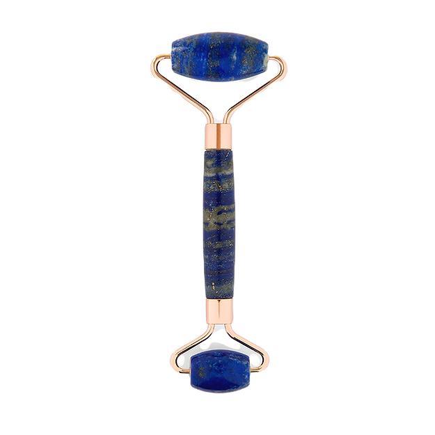 Yù Beauty Lapis Lazuli Doppelgesichtsrolle (blau - Gold)