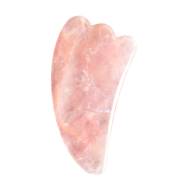 Gua Sha Beauty Stone Quarz Rose