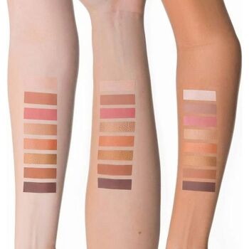 Palette von Lidschatten Lily Lolo Goldene Stunde