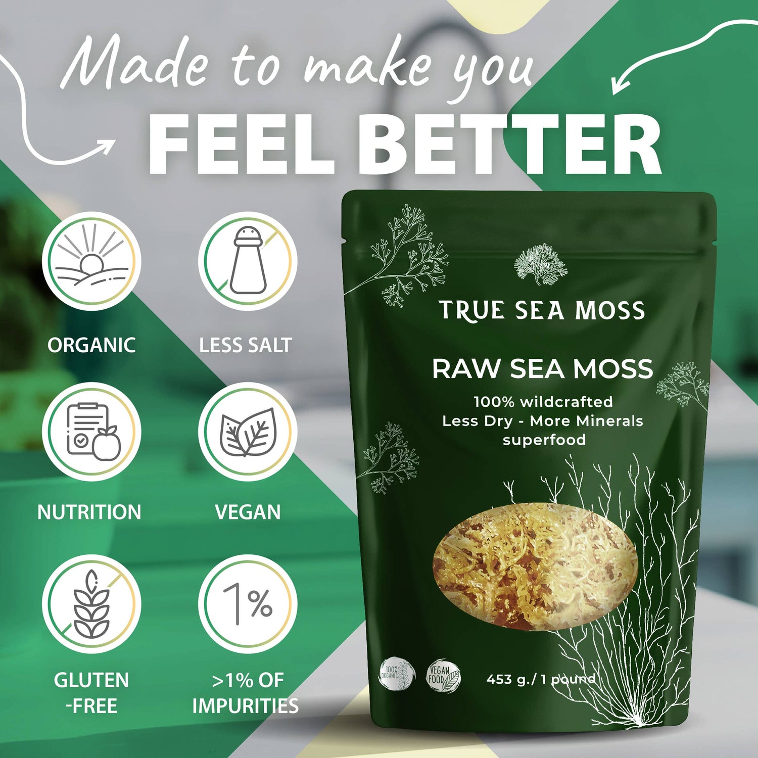 TrueSeaMoss – Mousse de Mer Séchée