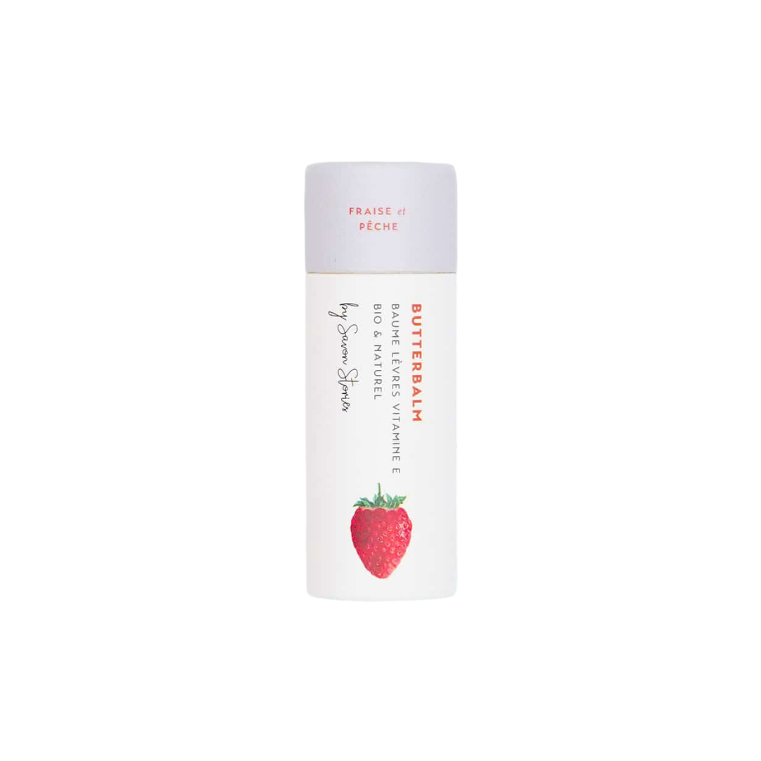 Erdbeer- und Fischerei- und Vitamin -E -Lippenbalsam