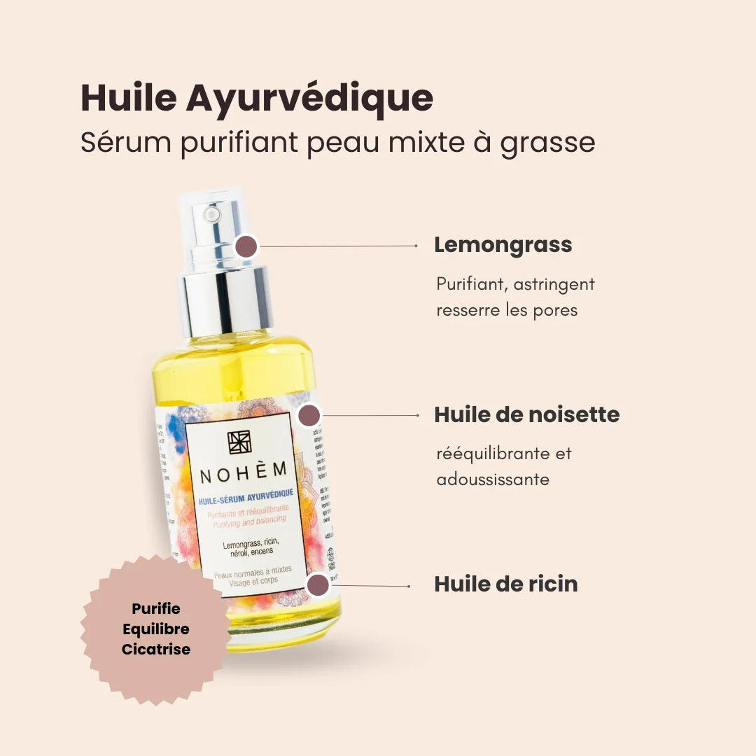 Huile - Sérum Ayurvédique Purifiante Et Rééquilibrante - Bewell